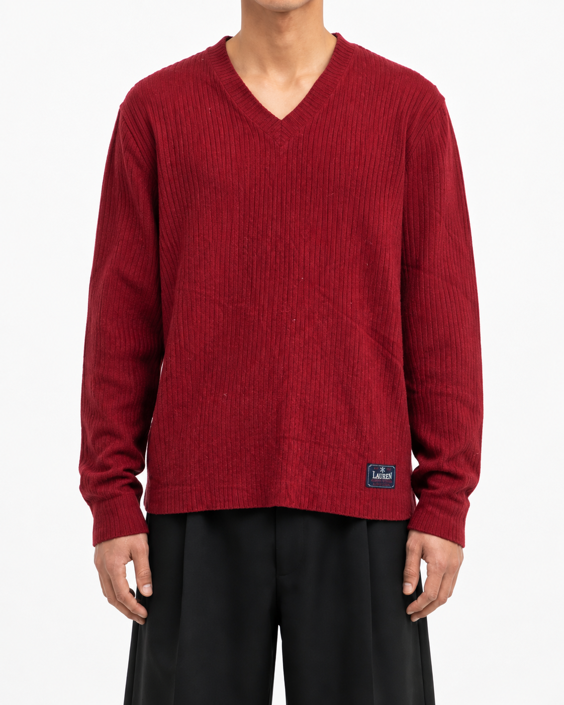 Ralph Lauren Pullover "LAUREN" Rot (M)