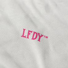 LFDY Hoodie "NO HELP" Weiß/Pink (S)