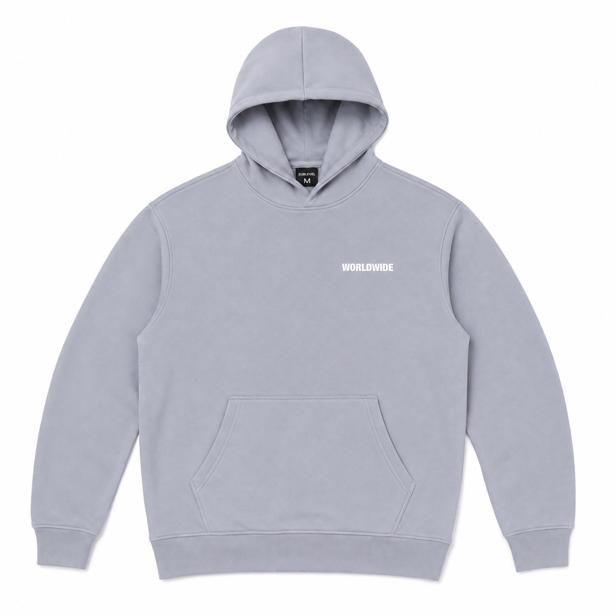 Sublevel "Worldwide" Pullover Blau (M) – Bild 3 von 5