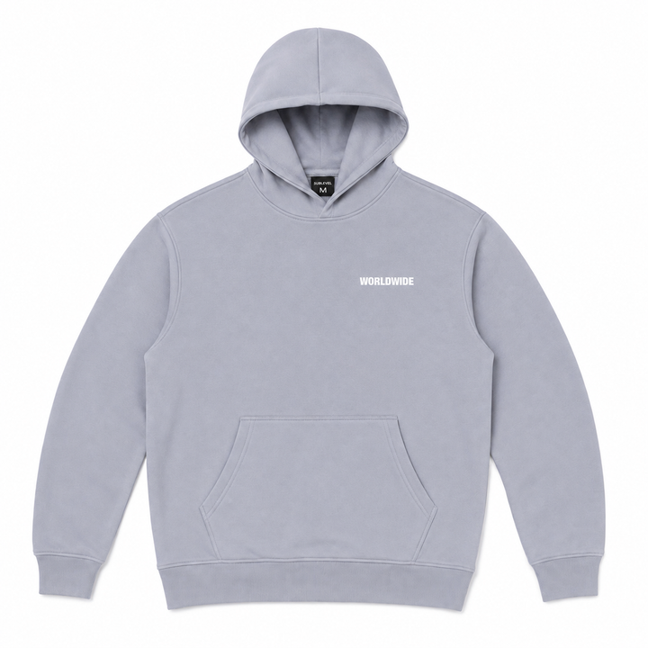 Sublevel "Worldwide" Pullover Blau (M) – Bild 3 von 5