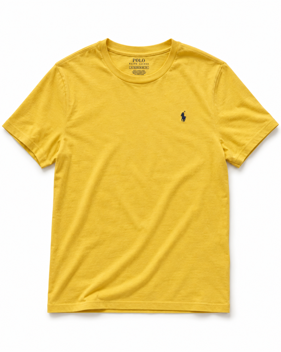 Polo Ralph Lauren T-Shirt Gelb, Detailaufnahme Logo