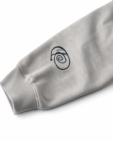 Pegador Hoodie Beige, Detail Logo