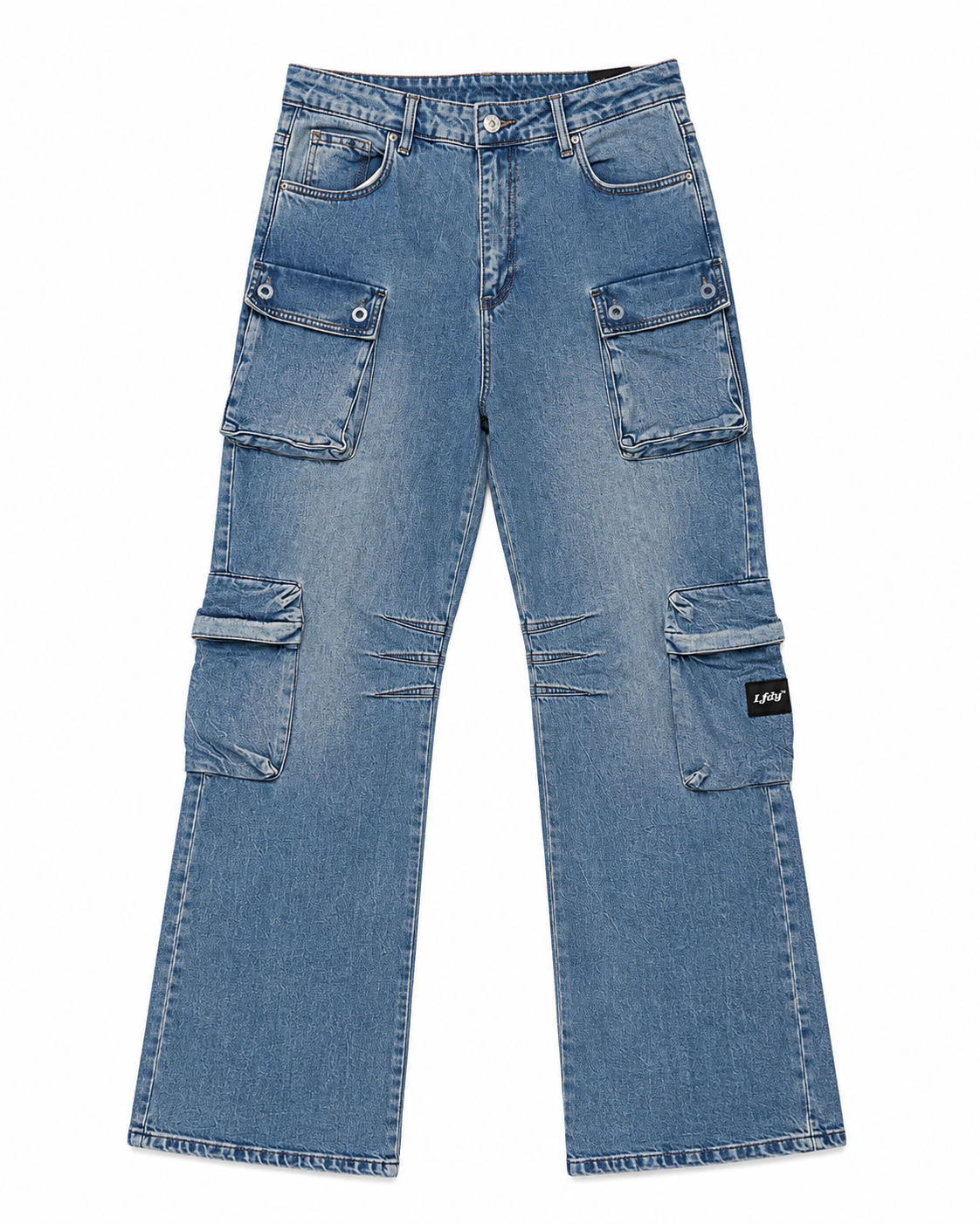 LFDY Cargohose Blau (L) – Bild 3 von 7