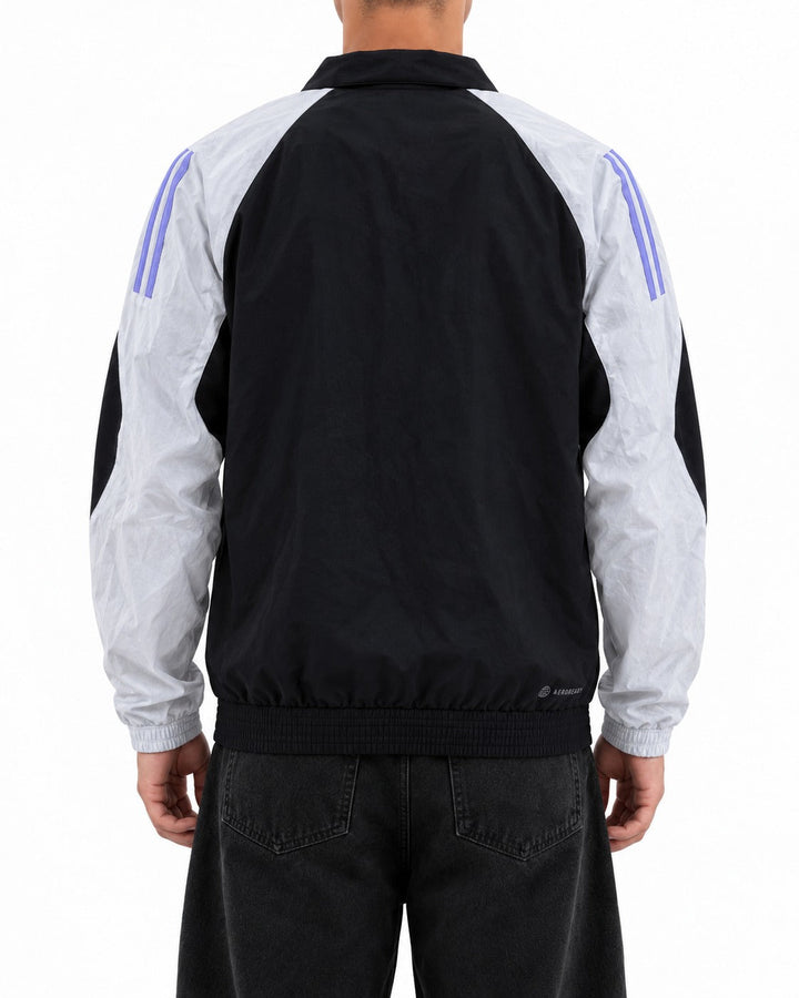Adidas Jacke "WINDBREAKER" Schwarz/Weiß (M)