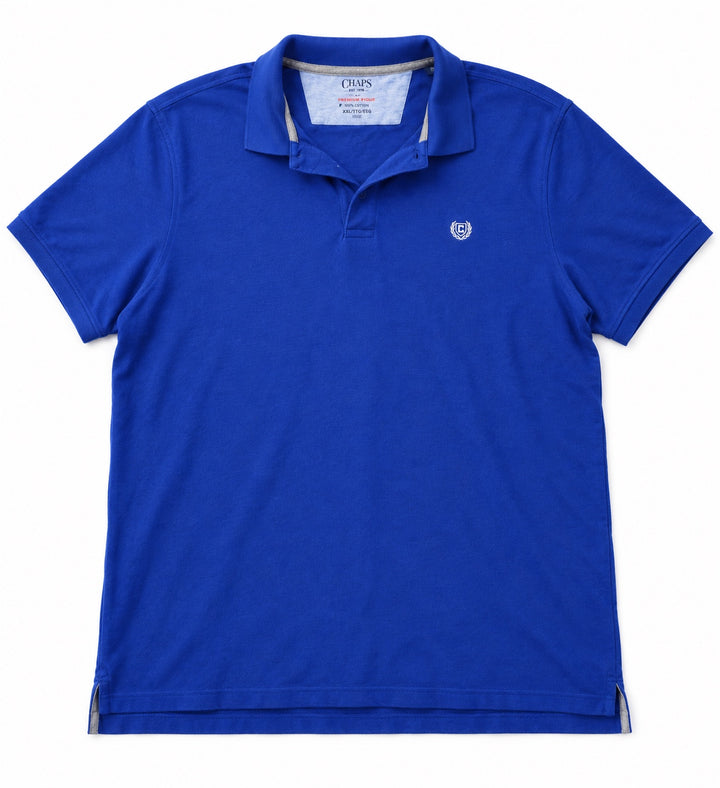 Chaps Poloshirt Blau XXL – Vorderansicht