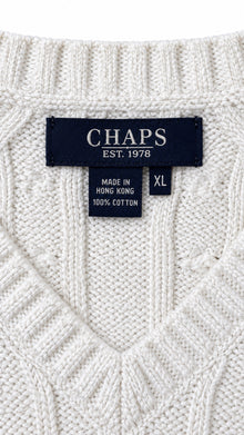 Chaps Pullover – Marken- und Größenetikett