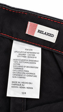 Dickies Cargohose – Pflege- und Fit-Etikett