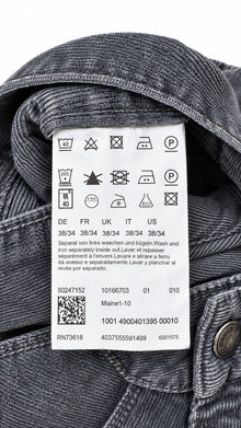 Hugo Boss Jeans – Pflege- und Materialetikett