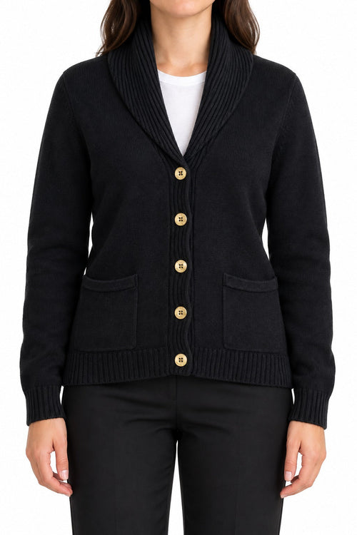 Lauren Jacke "STRICK" Schwarz (L)