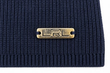 Lauren Pullover "HALF-ZIP" Blau/Weiß/Orange (S)