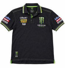 Monster Energy Poloshirt Schwarz M – Vorderansicht