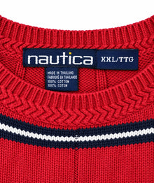 Nautica Pullover – Marken- und Größenetikett