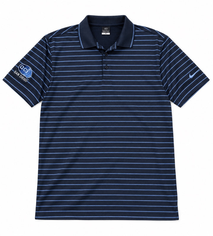 Nike Poloshirt Blau XL – Vorderansicht