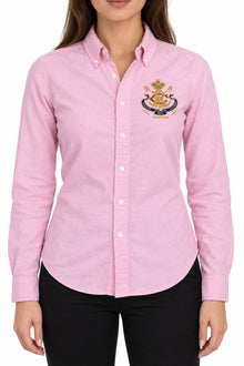 Ralph Lauren Hemd "BIG EMBLEM" Rosa (S)