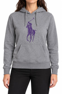 Ralph Lauren Hoodie "BIG EMBLEM" Grau (S)
