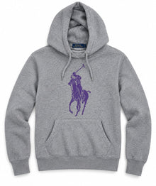 Ralph Lauren Hoodie "BIG EMBLEM" Grau (S)