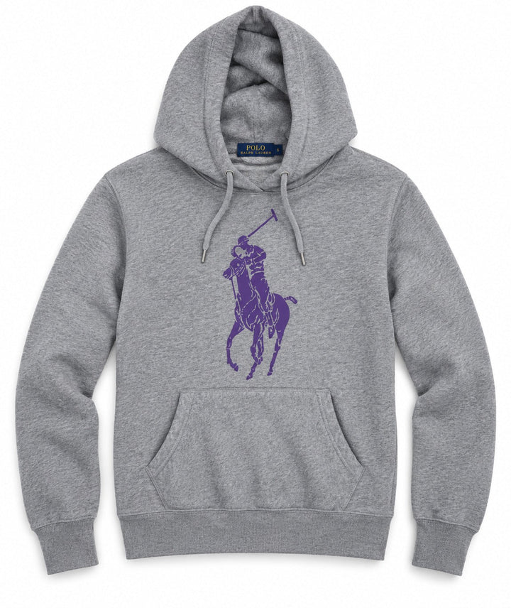 Ralph Lauren Hoodie Big Pony Grau S – Vorderansicht