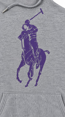 Ralph Lauren Hoodie "BIG EMBLEM" Grau (S)