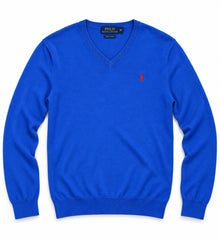 Ralph Lauren "PULLOVER" Royalblau (M)