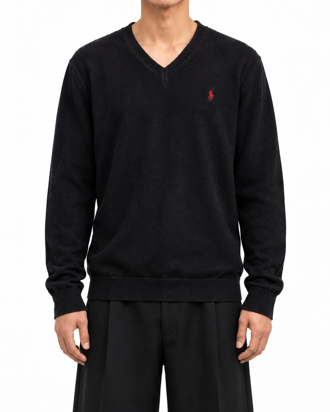 Ralph Lauren "PULLOVER" Schwarz (M)