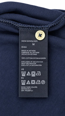 Tommy Hilfiger Poloshirt – Pflege- und Materialetikett