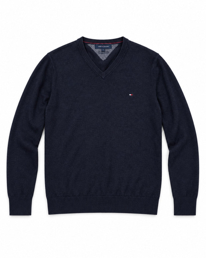 Tommy Hilfiger Pullover Navy M – Vorderansicht