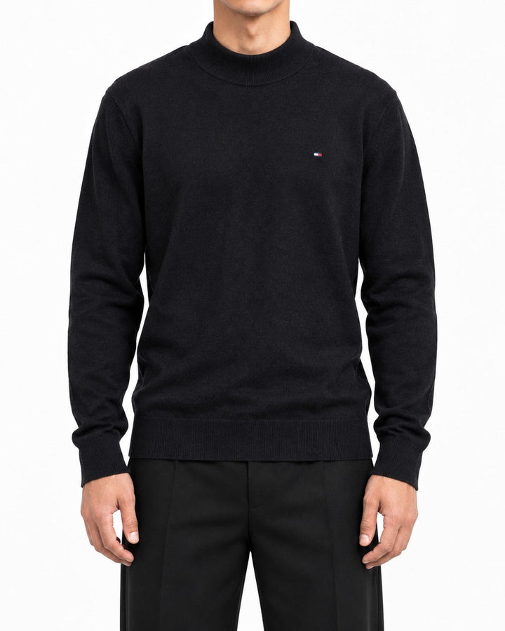 Tommy Hilfiger Pullover "ROLLKRAGEN" Schwarz (M)